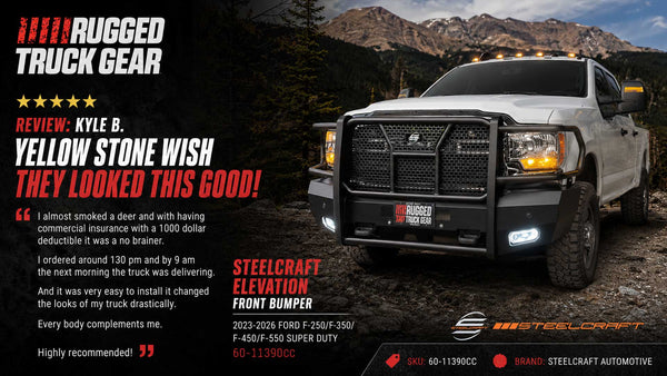 Rugged Truck Gear Customer Review: Steelcraft Elevation Front Bumper for Ford Super Duty