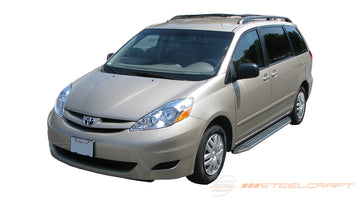 134100, Toyota, Toyota Sienna, 2005, 2006, 2007, 2008, 2009, 2010, 5, 6, 7, 8, 9, 10, All Sienna models, Light Duty, Running Boards, STX100 Running Boards