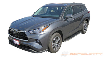134500, Toyota, Toyota Highlander, 2020, 2021, 2022, 2023, 2024, 20, 21, 22, 23, 24, All Highlander models, Light Duty, Running Boards, STX100 Running Boards