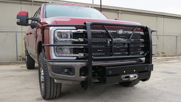 WINCH TRAY FOR 17-26 FORD SUPERDUTY | Black| Model 1390W - 0