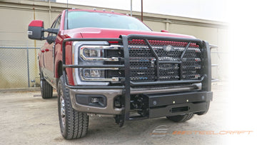 1390W, Ford, Ford F-250 Super Duty, 2017, 2018, 2019, 2020, 2021, 2022, 2023, 2024, 2025, 17, 18, 19, 20, 21, 22, 23, 24, 25, All sub models, Heavy Duty, WINCH TRAY FOR 17-23 FORD SUPERDUTY, HD Grille Guards, Black, Steelcraft Automotive, 2017-2024