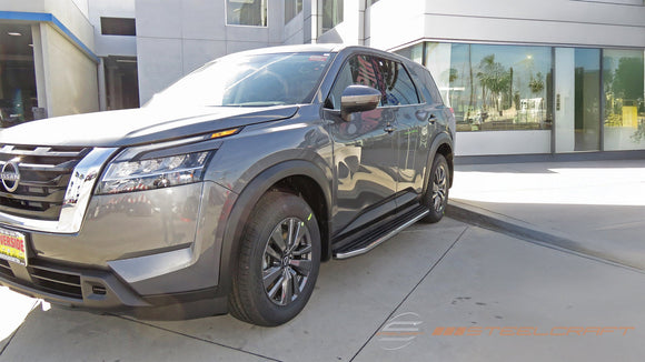 140970, Nissan, Nissan Pathfinder, 2022, 2023, 2024, 22, 23, 24, All Pathfinder models, Light Duty, Running Boards, STX100 Running Boards