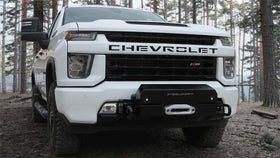WINCH TRAY FOR 20-26 Chevrolet Silverado 2500/3500 & GMC Sierra 2500/3500 | Black| Model 1447W - 0