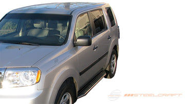 155110, Honda, Honda Pilot, 2009, 2010, 2011, 2012, 2013, 2014, 2015, 9, 10, 11, 12, 13, 14, 15, All Pilot models, Light Duty, Running Boards, STX100 Running Boards