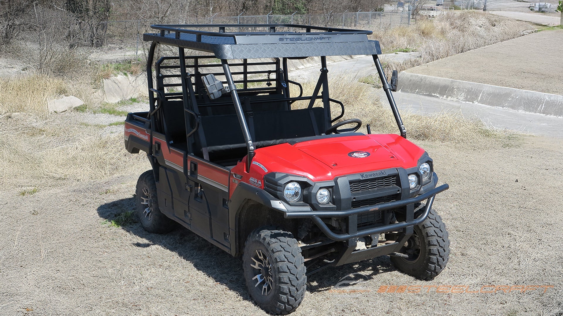 Steelcraft UTV Roof Basket | 2015-2025 Kawasaki Mule Pro-FX/DXT