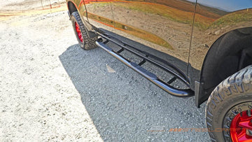 202287, Chevrolet, GMC, Chevrolet Silverado 1500, Chevrolet Silverado 2500 HD, Chevrolet Silverado 3500 HD, GMC Sierra 1500, GMC Sierra 2500 HD, GMC Sierra 3500 HD, 2019, 2020, 2021, 2022, 2023, 2024, 19, 20, 21, 22, 23, 24, Crew cab, Light Duty, Sidebars, 3 Round Sidebars
