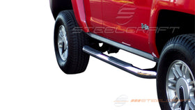205807, Hummer, Hummer H3, 2006, 2007, 2008, 2009, 2010, 6, 7, 8, 9, 10, All H3 models, Light Duty, Sidebars, 3 Round Sidebars