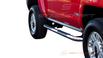205807, Hummer, Hummer H3, 2006, 2007, 2008, 2009, 2010, 6, 7, 8, 9, 10, All H3 models, Light Duty, Sidebars, 3 Round Sidebars