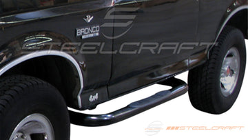211070, Ford, Ford Bronco, Ford F-150, Ford F-250, Ford F-350, 1980, 1981, 1982, 1983, 1984, 1985, 1986, 1987, 1988, 1989, 1990, 1991, 1992, 1993, 1994, 1995, 1996, 80, 81, 82, 83, 84, 85, 86, 87, 88, 89, 90, 91, 92, 93, 94, 95, 96, All Bronco models, Regular cab, Light Duty, Sidebars, 3 Round Sidebars