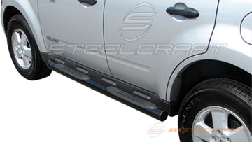 211300, Ford, Ford Escape, 2001, 2002, 2003, 2004, 2005, 2006, 2007, 1, 2, 3, 4, 5, 6, 7, All Escape models, Light Duty, Sidebars, 3" Round Sidebars