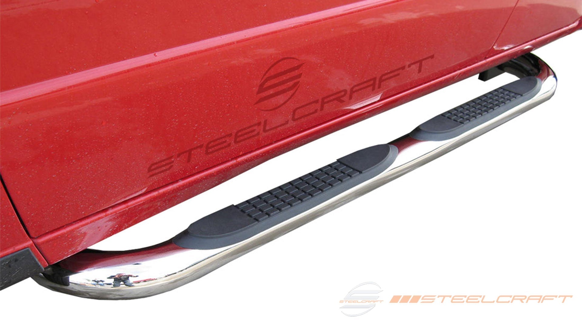 Steelcraft 3 Round Sidebars | 1998-2011 Ford Ranger Regular Cab | Blac ...