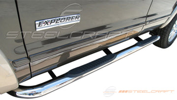 212800, Ford, Ford Explorer Sport Trac, 2007, 2008, 2009, 2010, 7, 8, 9, 10, All Explorer Sport Trac models, Light Duty, Sidebars, 3 Round Sidebars
