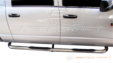 221500, Dodge, Dodge Ram 1500, Dodge Ram 2500, Dodge Ram 3500, 2006, 2007, 2008, 2009, 6, 7, 8, 9, Mega cab, Light Duty, Sidebars, 3 Round Sidebars