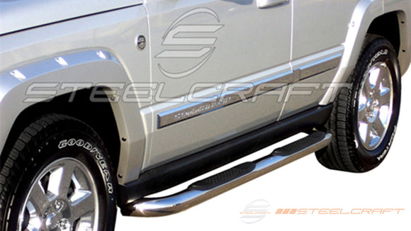 221600, Jeep, Jeep Commander, 2006, 2007, 2008, 2009, 2010, 6, 7, 8, 9, 10, 7-passenger, with rear A/C, Light Duty, Sidebars, 3 Round Sidebars