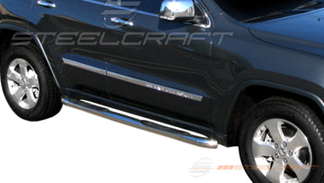 223200, Jeep, Jeep Grand Cherokee, 2011, 2012, 2013, 2014, 2015, 2016, 2017, 2018, 2019, 2020, 2021, 11, 12, 13, 14, 15, 16, 17, 18, 19, 20, 21, All Grand Cherokee models, Light Duty, Sidebars, 3 Round Sidebars