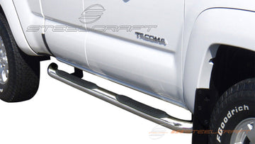 230917, Toyota, Toyota Tacoma, 2005, 2006, 2007, 2008, 2009, 2010, 2011, 2012, 2013, 2014, 2015, 2016, 2017, 2018, 2019, 2020, 2021, 2022, 2023, 5, 6, 7, 8, 9, 10, 11, 12, 13, 14, 15, 16, 17, 18, 19, 20, 21, 22, 23, Access cab, Light Duty, Sidebars, 3 Round Sidebars