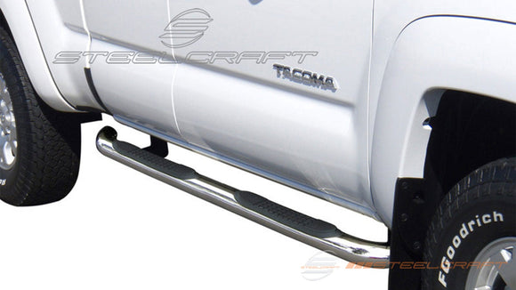 230917, Toyota, Toyota Tacoma, 2005, 2006, 2007, 2008, 2009, 2010, 2011, 2012, 2013, 2014, 2015, 2016, 2017, 2018, 2019, 2020, 2021, 2022, 2023, 5, 6, 7, 8, 9, 10, 11, 12, 13, 14, 15, 16, 17, 18, 19, 20, 21, 22, 23, Access cab, Light Duty, Sidebars, 3 Round Sidebars
