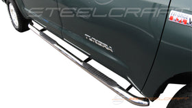 233127, Toyota, Toyota Tundra, 2007, 2008, 2009, 2010, 2011, 2012, 2013, 2014, 2015, 2016, 2017, 2018, 2019, 2020, 2021, 7, 8, 9, 10, 11, 12, 13, 14, 15, 16, 17, 18, 19, 20, 21, CrewMax, Light Duty, Sidebars, 3 Round Sidebars