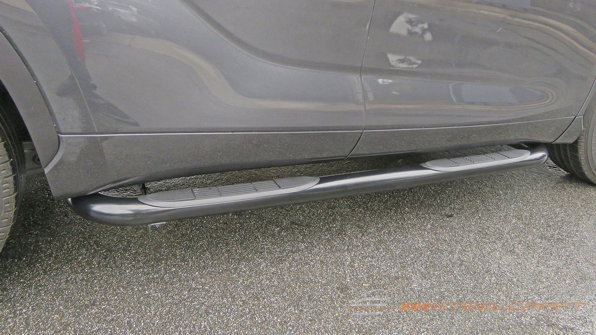 Steelcraft 3 Round Sidebars | 2020-2025 Toyota Highlander Excl. Hybrid ...