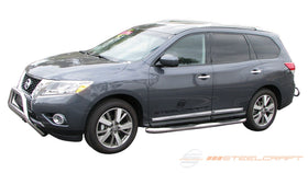 240967, Nissan, Nissan Pathfinder, 2013, 2014, 2015, 2016, 2017, 2018, 2019, 2020, 13, 14, 15, 16, 17, 18, 19, 20, Excluding Platinum models, Light Duty, Sidebars, 3 Round Sidebars