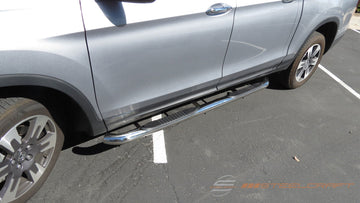 251700, Honda, Honda Ridgeline, 2017, 2018, 2019, 2020, 2021, 2022, 2023, 2024, 17, 18, 19, 20, 21, 22, 23, 24, All Ridgeline models, Light Duty, Sidebars, 3 Round Sidebars