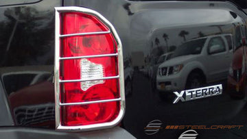 Steelcraft Taillight Guards | 2000-2004 Nissan Xterra | Black | Model 34010