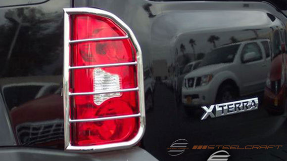 Steelcraft Taillight Guards | 2000-2004 Nissan Xterra | Black | Model 34010