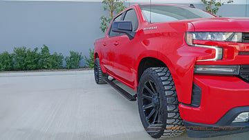 Steelcraft PowerGlide Retractable Boards | Chevrolet Silverado/GMC Sierra 1500 (Excl. LTD) Double Cab All Trim Levels | Black | Model 370330 - 0