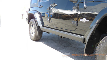 Steelcraft PowerGlide Retractable Boards | 2012-2018 Jeep Wrangler JK 4DR 4 door All Trim Levels | Black | Model 372280
