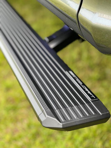 Steelcraft PowerGlide Retractable Boards | 2022-2024 Toyota Tundra Crew Max All Trim Levels | Black | Model 373430 - 0