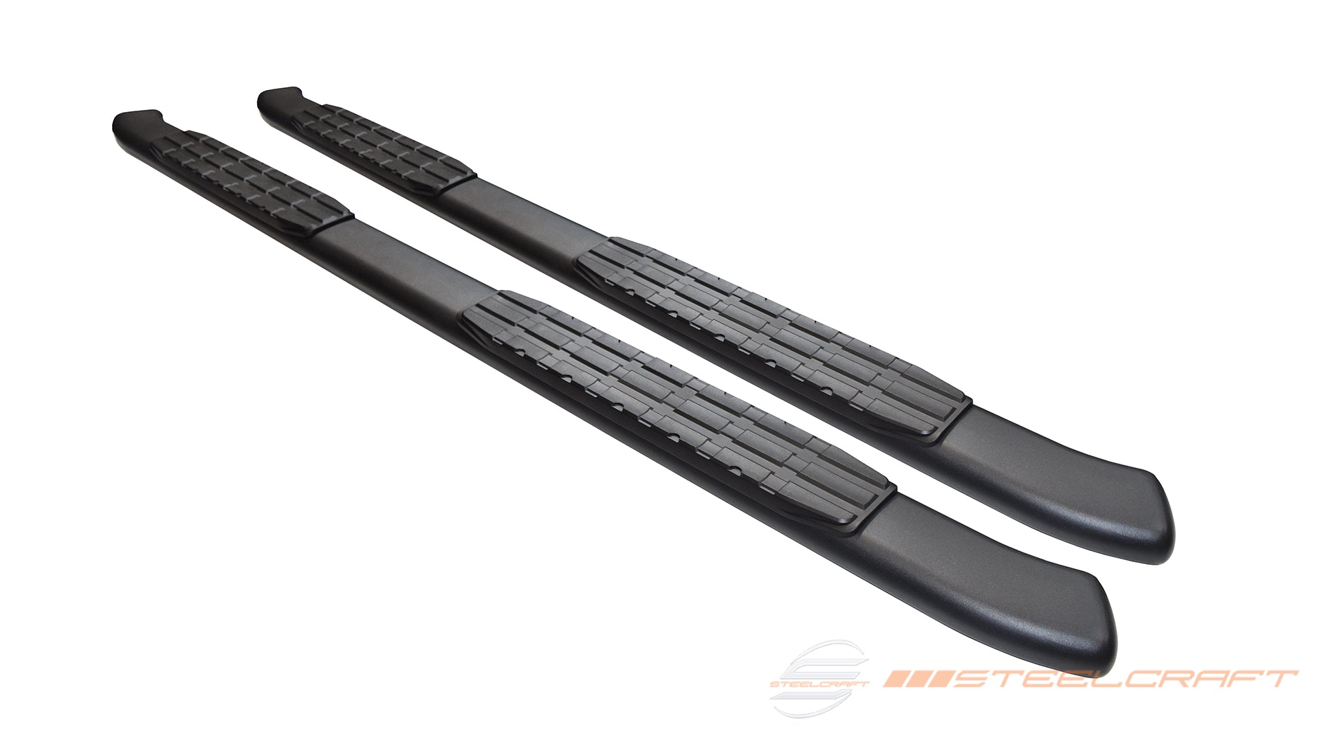 Steelcraft 4 Oval Blackout Series Sidebars | 2022-2025 Toyota Tundra C ...