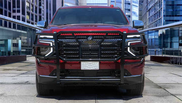 Steelcraft HD Grille Guards | 2021-2026 Chevrolet Tahoe / Chevrolet Suburban  Excl. High Country trim | Black| Model 50-0405C