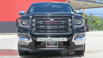 Steelcraft HD Grille Guards | 2014-2018 GMC Sierra 1500 | 2019 Sierra 1500 Limited   | Black| Model 50-0435