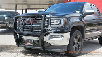Steelcraft HD Grille Guards | 2014-2018 GMC Sierra 1500 | 2019 Sierra 1500 Limited   | Black| Model 50-0435 - 0