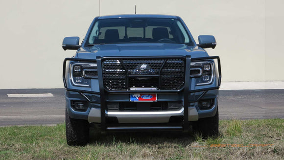 Front View Steelcraft HD Grille Guard for 2023-2026 Ford Ranger - it fits All Ranger models - Part number 50-1345C