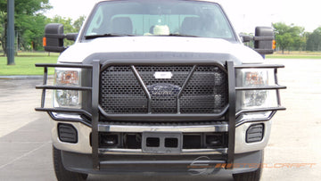Steelcraft HD Grille Guards | 2011-2016 Ford F250/350/450/550 Super Duty   | Black| Model 50-1370