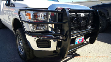 Steelcraft HD Grille Guards | 2011-2016 Ford F250/350/450/550 Super Duty   | Black| Model 50-1370 - 0