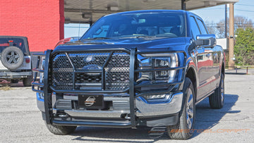 Steelcraft HD Grille Guards | 2015-2026 Ford F150  (Incl. Eco Boost) Supports Front Camera | Black| Model 50-1420C - 0