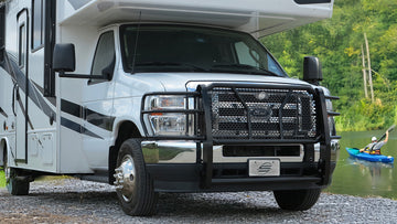 Steelcraft HD Grille Guards | 2015-2026 Ford E-Series | Black| Model 50-1700 - 0