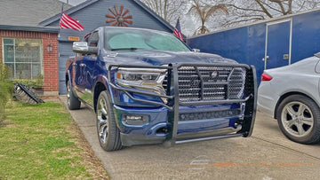 Steelcraft HD Grille Guards | 2019-2026 RAM 1500  Exl. Classic, Rebel/TRX, Tungsten, RHO | Black| Model 50-2270C