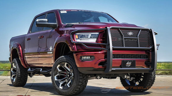 Steelcraft HD Grille Guards | 2019-2026 RAM 1500  Exl. Classic, Rebel/TRX, Tungsten, RHO | Black| Model 50-2270C