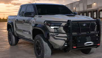 WINCH TRAY & Grille Guard Combo FOR 24-26 Toyota Tacoma | Black| Model 50-3430CW