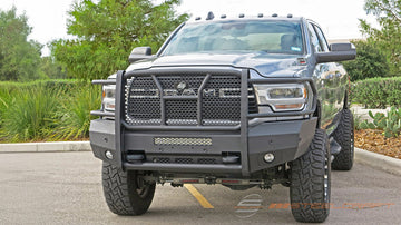 Steelcraft Elevation Aluminum Front Bumper | 2019-2025 RAM 2500/3500/4500/5500   | Fine Textured Black| Model AL60-12280C - 0