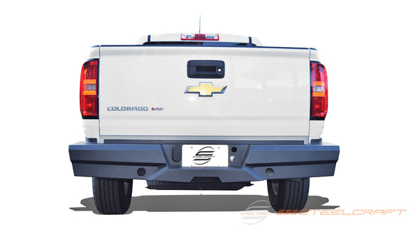 Steelcraft Elevation Rear Bumper | 2015-2022 Chevrolet Colorado/GMC Canyon | Fine Textured Black | Model 65-20450