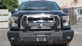 Steelcraft Elevation Bullnose Front Bumper | Ford F-150 2015-2017 | Textured Black | Model 70-11410