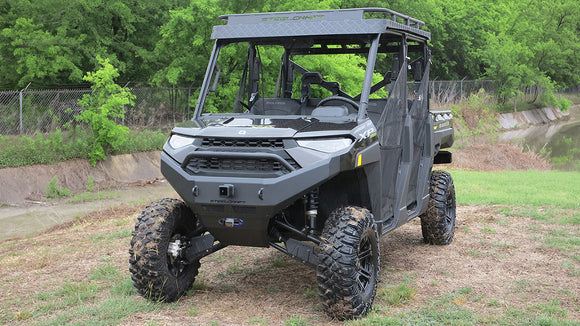 Steelcraft UTV Front Bumper Replacement | 2018-2024 Polaris Ranger    | Fine Textured Black| Model 70-3020