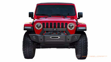 70-92630 07-26 Jeep Wrangler JK/JL/JT Gladiator  Mid-Width Front Bumper Textured Black

