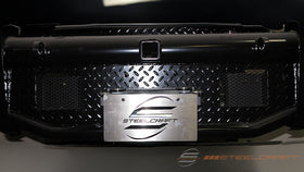 Fairlead license plate bracket for winch replacements