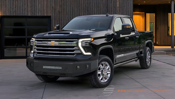 71-10444, Chevrolet, Chevrolet Silverado 2500 HD, Chevrolet Silverado 3500 HD, 2024, 2025, 24, 25, All Silverado 2500 HD models, All Silverado 3500 HD models, Heavy Duty, Fortis HD Bumpers, Front, Fortis Front Bumper, Textured Black, Steelcraft Automotive, Silverado 2500 / 3500, 2024-2025