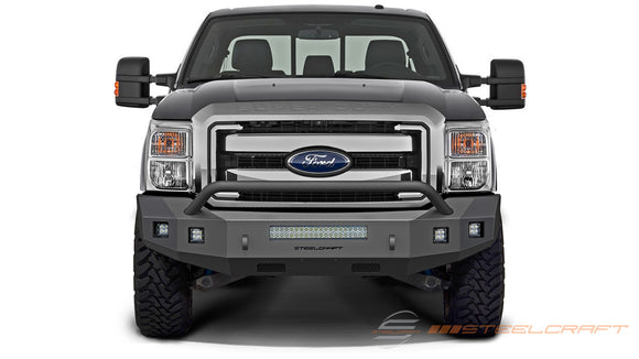 71-11370HP, Ford, Ford F-250 Super Duty, Ford F-350 Super Duty, Ford F-450 Super Duty, Ford F-550 Super Duty, 2011, 2012, 2013, 2014, 2015, 2016, 11, 12, 13, 14, 15, 16, All F-250 Super Duty models, All F-350 Super Duty models, All F-450 Super Duty models, All F-550 Super Duty models, Heavy Duty, Fortis HD Bumpers, Front